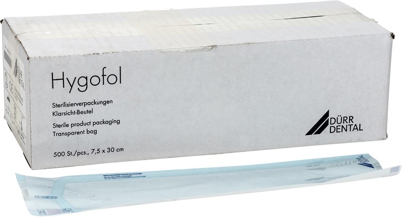 Hygofol  Packung  500 Beutel 7,5 x 30 cm