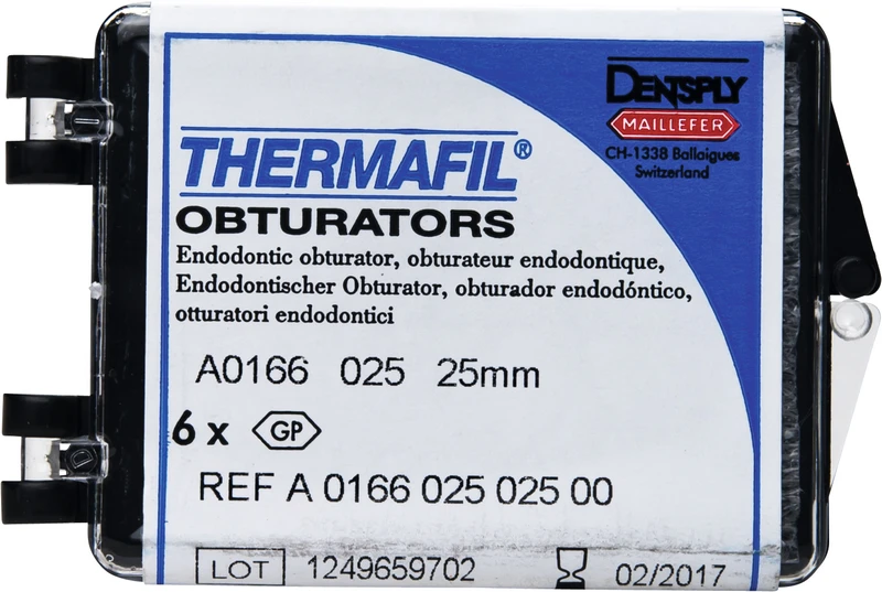 THERMAFIL® Obturatoren  Packung  6 Stück ISO 025