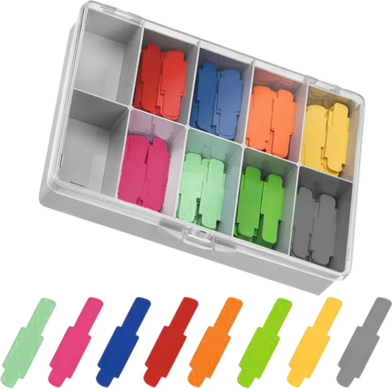 Signalaufstecker  Packung  8 x 50 Stück sortiert