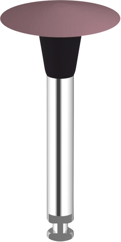 Omnipol für Keramik\Zirkon  Stück  rot mittel, RA, Linse, Ø 10 mm