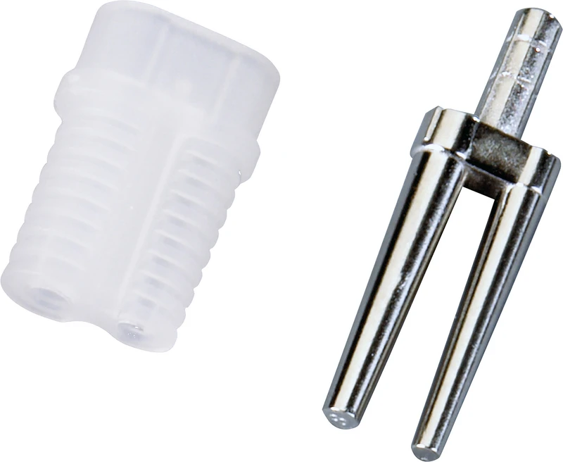 Bi-V-Pin  Packung  1.000 Stück Kunststoff, Kopf 2 mm, Stiftlänge 12,5 mm, Kopflänge 5,5 mm, Breite 3,8 mm