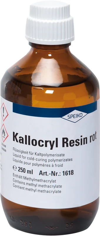 Kallocryl® Resin  Flasche  250 ml Flüssigkeit rot