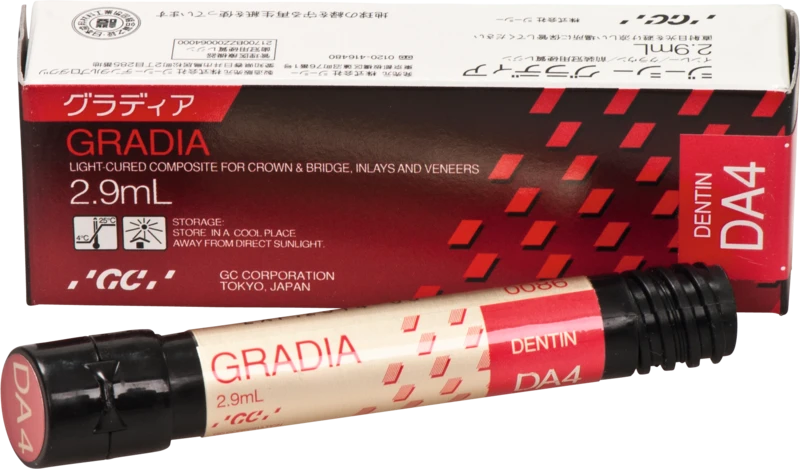 GC GRADIA®  Spritze  2,9 ml Paste dentin DA4