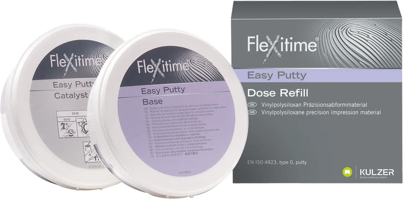 Flexitime®  Packung  300 ml Basispaste, 300 ml Katalysator, Easy Putty, knetbare Konsistenz