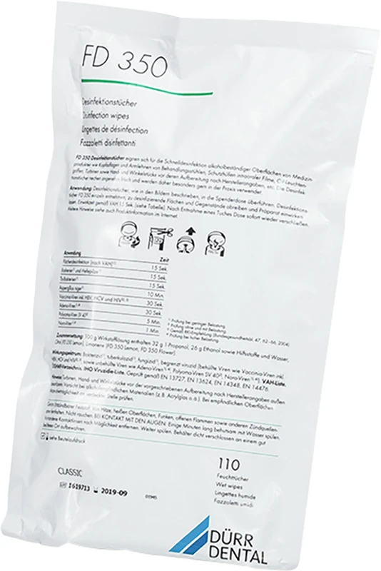 FD 350 Flächen-Desinfektion  Nachfüllpackung  12x110 Stück Classic