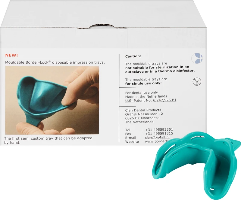 Abdrucklöffel Border  Nachfüllpackung  10 Stück UK, verformbar, Nr. 55