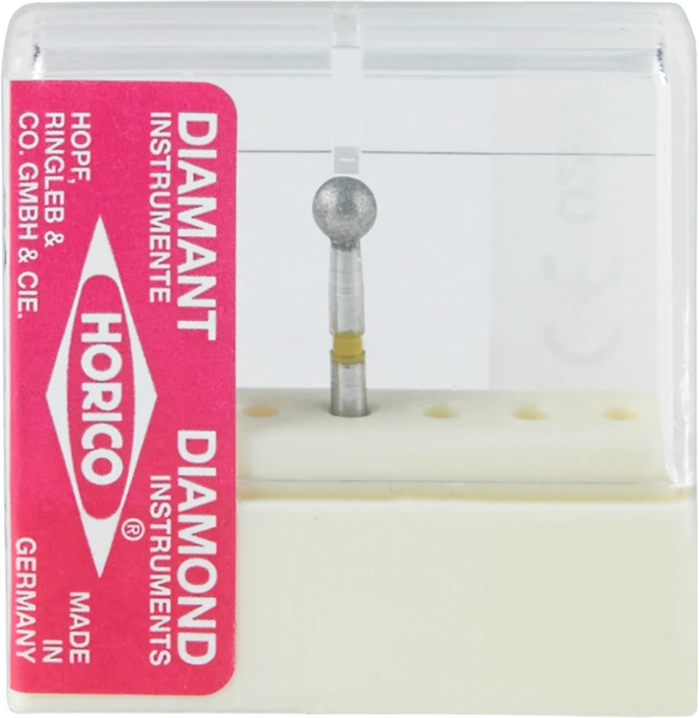 Diamantschleifer 001  Stück  gelb x-fein, FG, Figur 001, ISO 029