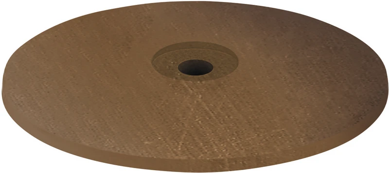 EVEFLEX  Packung  100 Stück unmontiert, braun mittel, Figur Linse, 22 x 4 mm