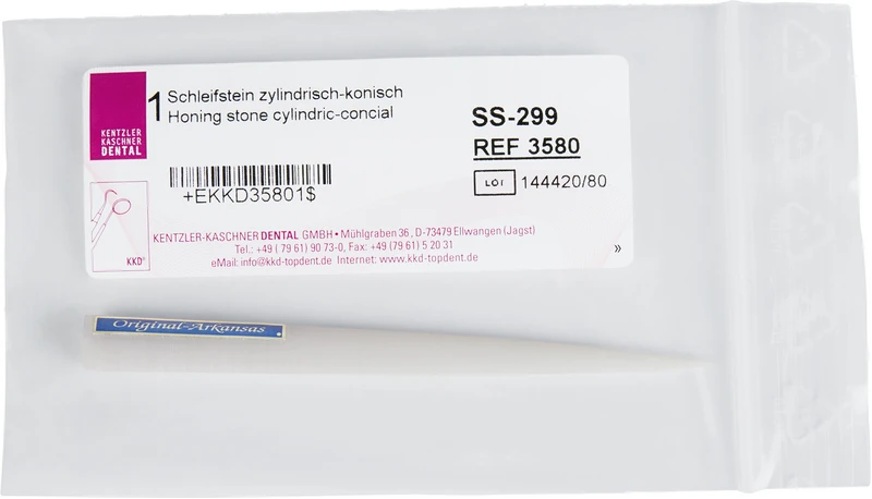 KKD® Schleifsteine Arkansas  Stück  SS-299 zylindrisch-konisch, 102 x Ø 9,5 mm
