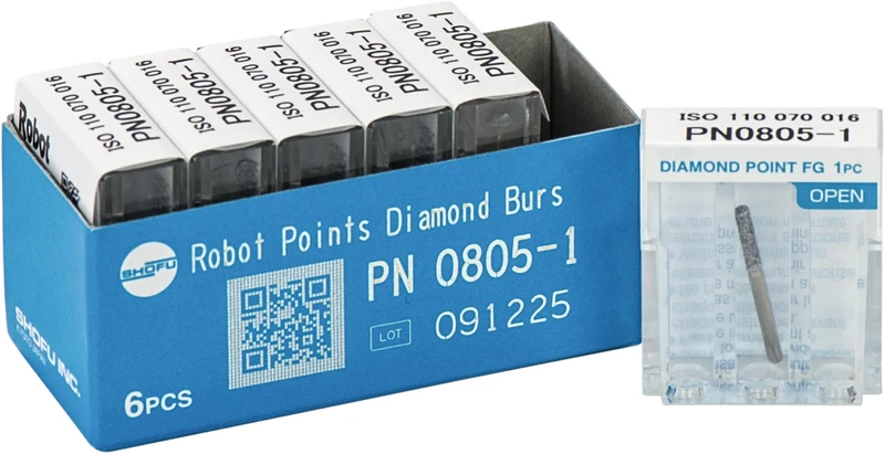 Robot Points FG  Packung  6 Stück FG, Figur Zylinder, 7 mm, ISO 016