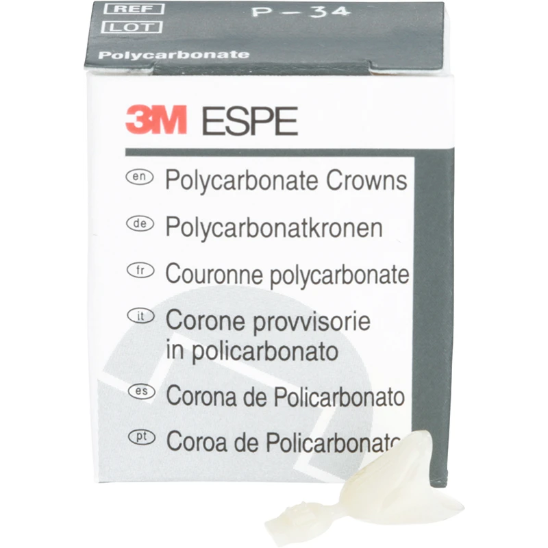 Polycarbonat-Kronen  Packung  5 Stück Nr. 34