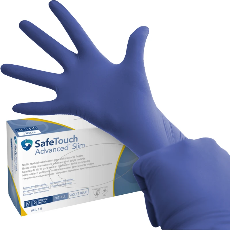 Medicom® SafeTouch® Advanced Slim  Packung  100 Stück puderfrei, violettblau, M