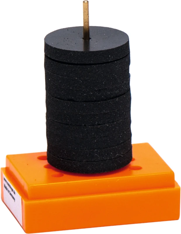 Universalpolierer 9681  Packung  10 Stück unmontiert, schwarz, Figur 371, 3 mm, ISO 220