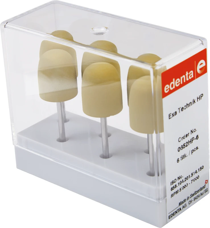 Exa Technique  Packung  6 Stück gelb fein, HP, Figur 201, 18 mm, ISO 150