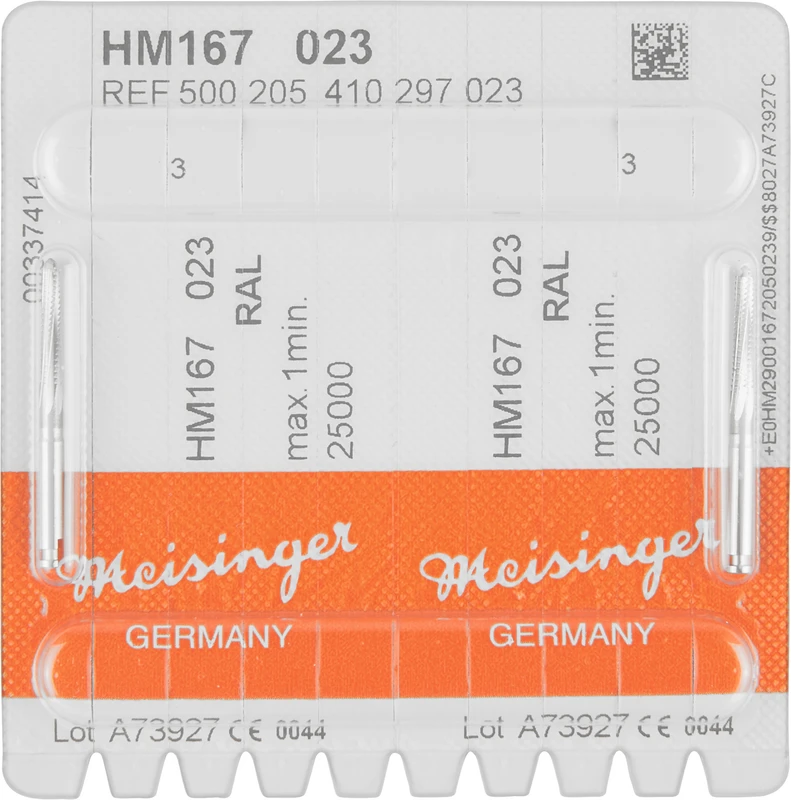 Chirurgie Fräser HM 167  Packung  2 Stück RAL, Figur 410, 11 mm, ISO 023