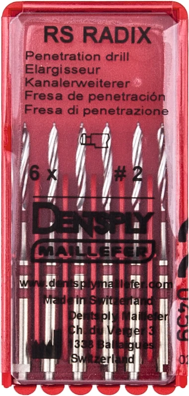 RS RADIX-STIFTE  Packung  12 RS Kanalerweiterer Gr. 2