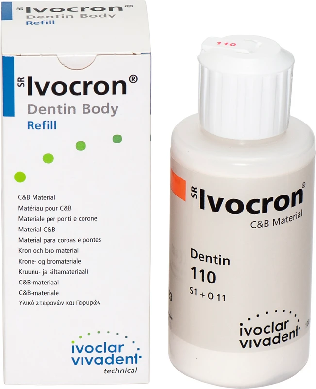 SR Ivocron®  Flasche  100 g Pulver dentin 110\01