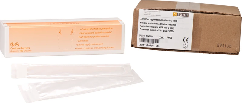 XIOS Plus Hygieneschutzhüllen  Packung  300 Stück Gr. 2