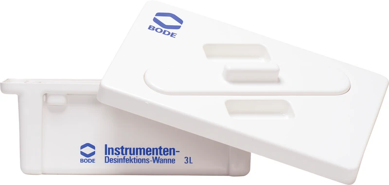 Instrumenten-Desinfektionswanne  Stück  inklusive 1 Deckel mit Schlitz, für 3 Liter