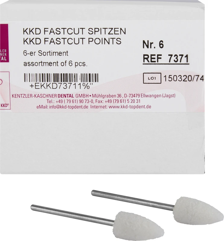 KKD® Fastcut Spitzen  Packung  6 Stück Nr. 6