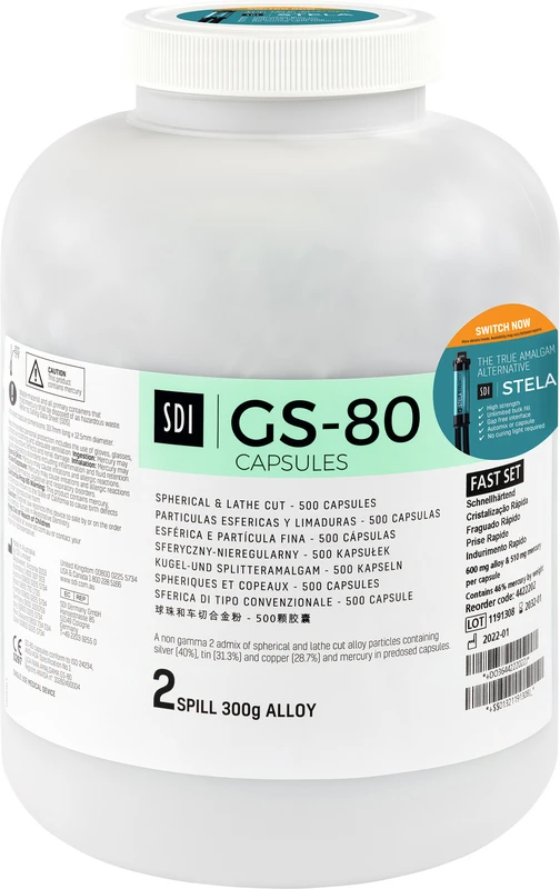 gs-80  Dose  500 x 600 mg Kapsel Gr. 2, fast