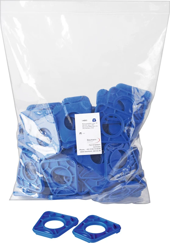 System Splitex¹ Montageplatten  Packung  100 Stück blau