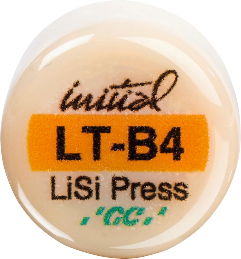 GC Initial LiSi Press  Packung  5 x 3 g Rohling B4 LT