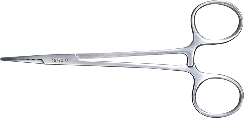 Arterienklemmen  Stück  15772, 12,5 cm, gebogen