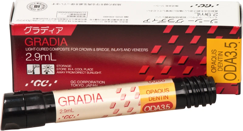 GC GRADIA®  Spritze  2,9 ml Paste opak-dentin ODA 3,5