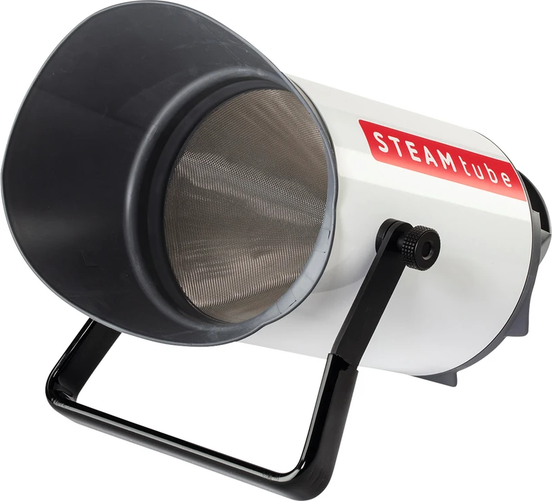 STEAM tube  Stück  Abdampf-Station inklusive Schmutzspatel, Ablaufschlauch, 2 Verschlussstopfen, QSG