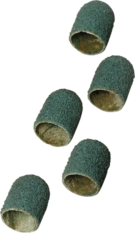 Schleifkappen\Schleifkappenträger  Packung  5 Kappen grob, Ø 13 mm