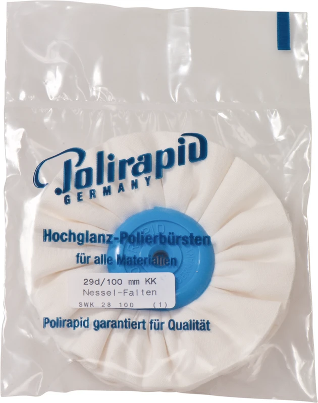 Faltenschwabbel  Stück  mit Kunststoffkern, Baumwollstoff, Ø 100 mm, S: 15 mm