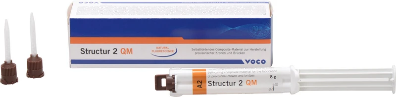 Structur 2 QM  Packung  8 g QuickMix Spritze A2, Mischkanülen Typ 10