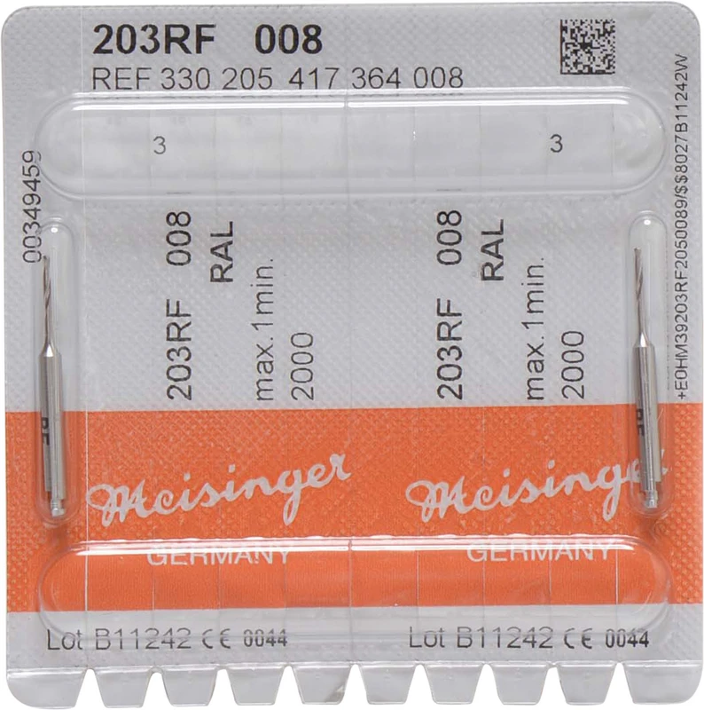 Spiralbohrer 203RF  Packung  2 Stück RAL, Figur 417, 7 mm, ISO 008