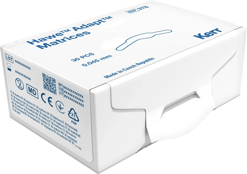 Adapt Matrizen  Nachfüllpackung  30 Stück Stärke 0,045 mm, Form 378