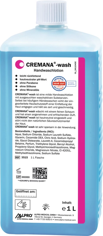 CREMANA®-wash   Flasche  1 Liter