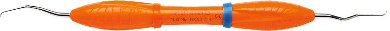 LM Mini-Gracey   Stück  Figur 11\14, distal, mesial, orange, LM-ErgoSense® Griff