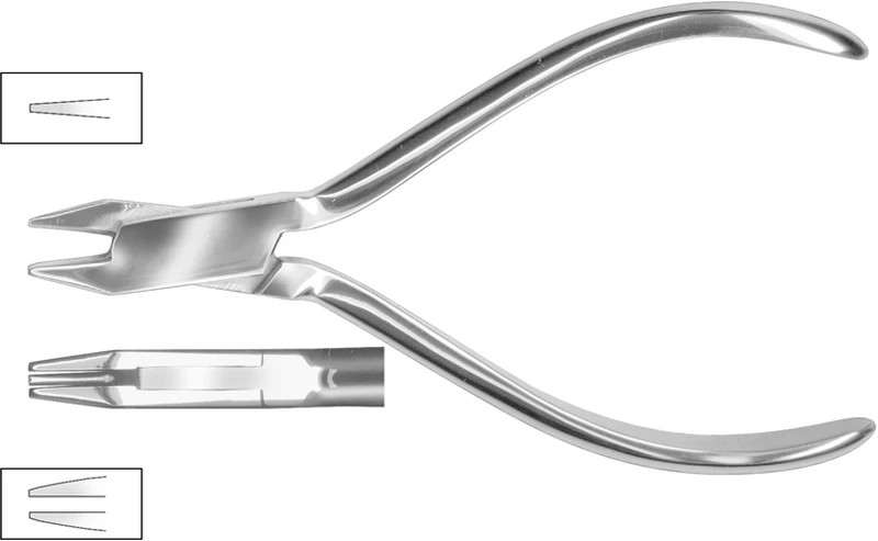 Draht- und Klammerbiegezangen nach Aderer  Stück  HSL 4231-13, 130 mm