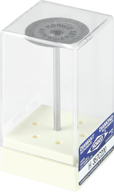 SUPERDIAFLEX® 357  Stück  einseitig, sehr flexibel, rot fein, HP, Figur 357 C, 0,12 mm, ISO 220