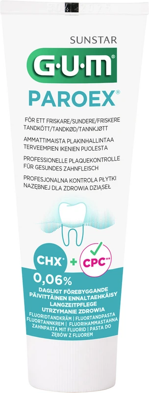 GUM® PAROEX® Zahnpasta 0,06% CHX   Tube  75 ml