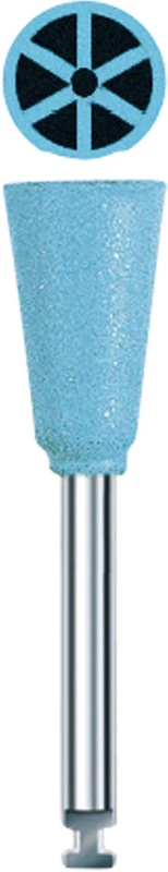 Prophy Polierer Pasteless  Packung  12 Stück blau, Länge 10,5 mm, ISO 060