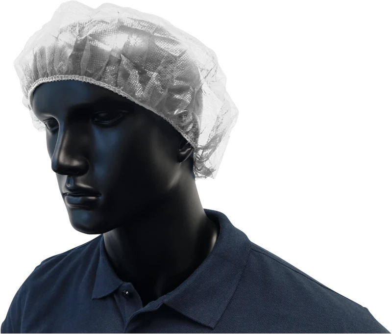 Baretthauben  Beutel  1.000 Stück weiß, Ø 52 cm