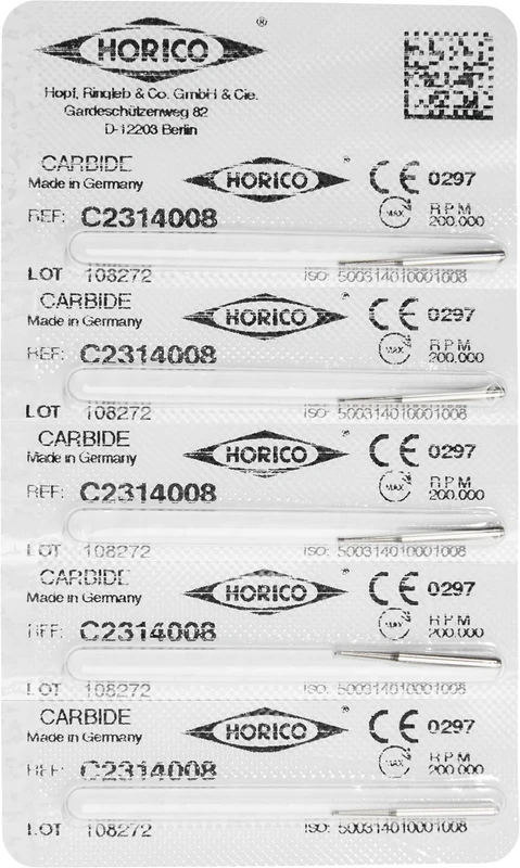 HM-Bohrer C2  Packung  5 Stück FG, Figur 001, ISO 008