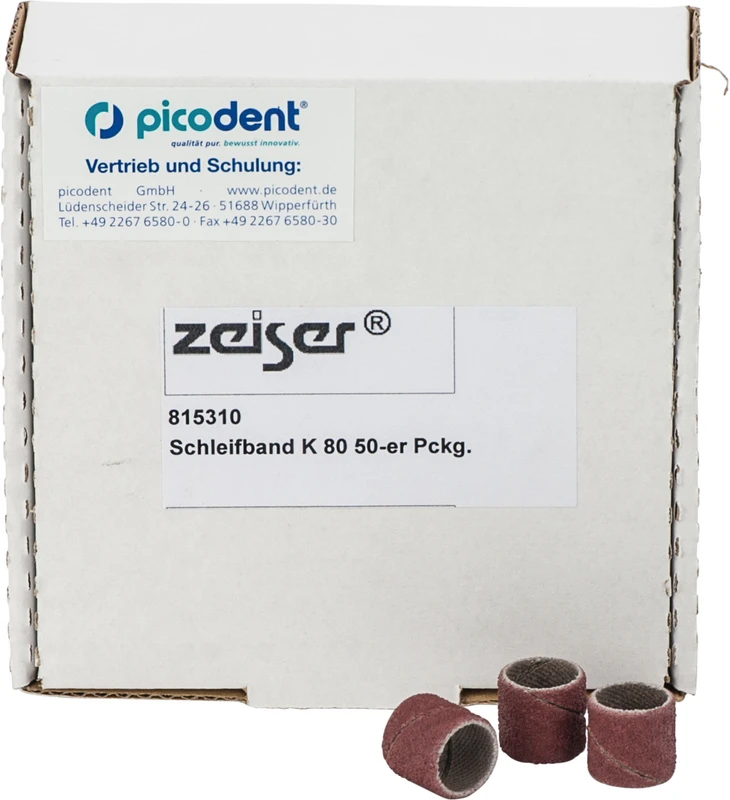 Schleifband  Packung  50 Stück Korn 80