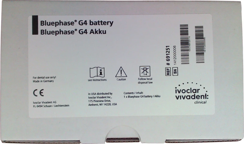 Bluephase® Akku  Stück  G4 und Power Cure