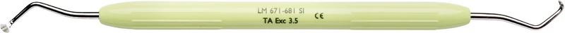 LM Dreiwinkelexkavatoren   Stück  Ø 3,5 mm, hellgrün, LM-ErgoNorm Griff