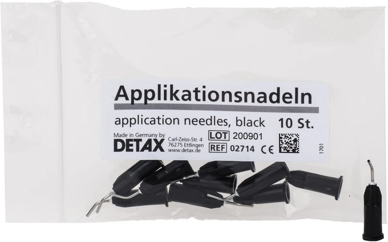Applikationsnadeln  Packung  10 Stück schwarz