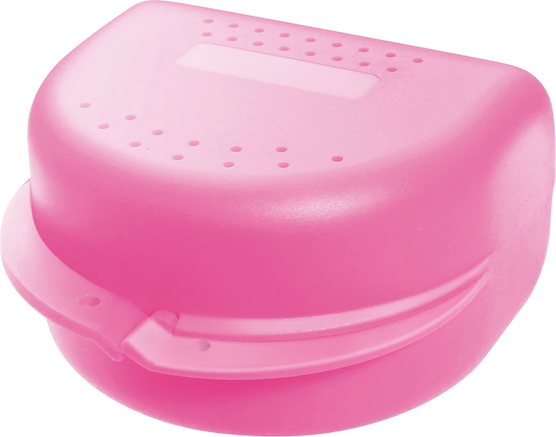 Zahnspangenboxen  Stück  pink