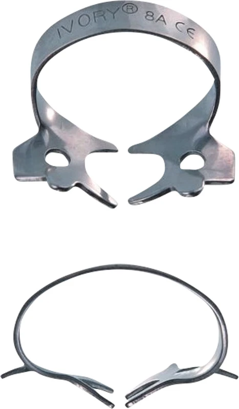 Ivory® Klammer   Stück  Form 8A, Klammer für obere und untere Molarenwurzeln