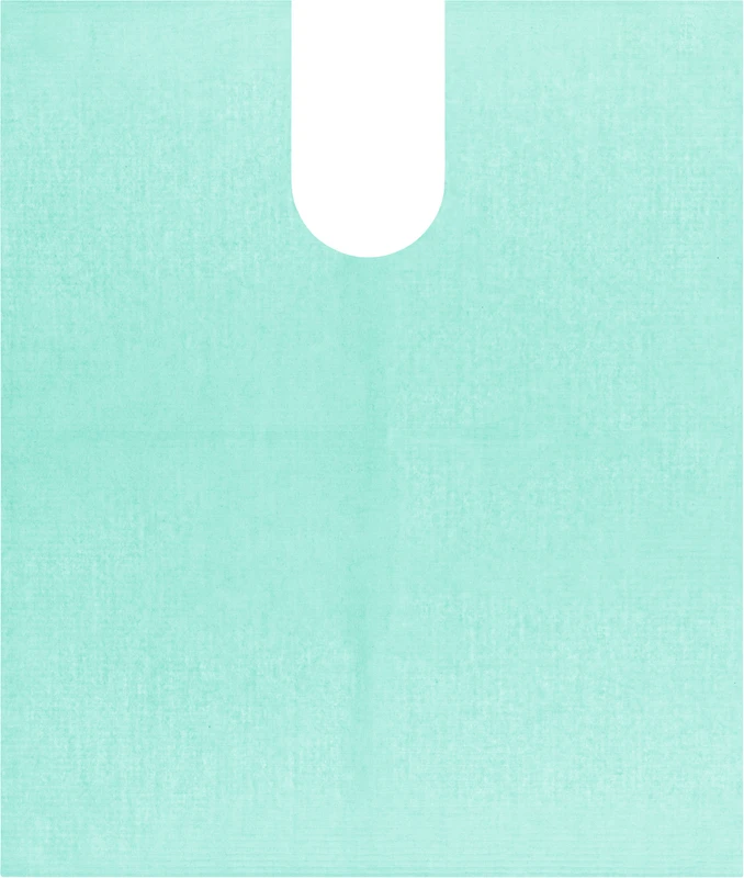 Monoart Patientenumhänge Bib Up   Karton  150 Stück 50 x 60 cm, mintgrün